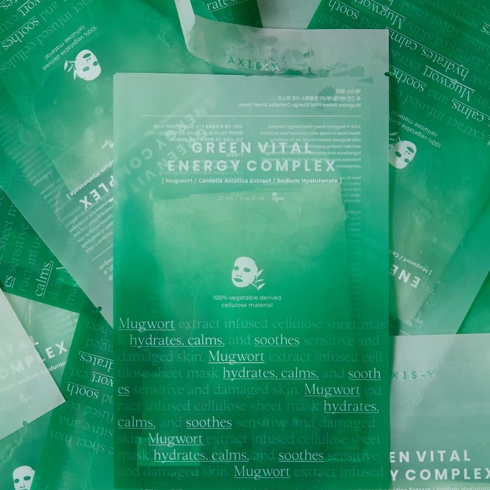 AXIS-Y Mugwort Green Vital Energy Complex Sheet Mask 27ml