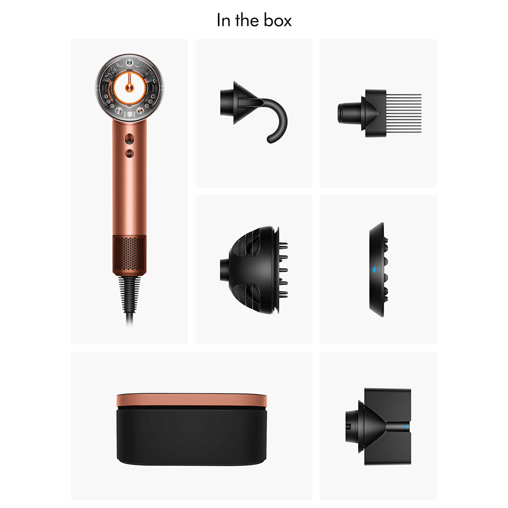 Dyson Supersonic Nural„ Hair Dryer Curly + Coily Amber Silk