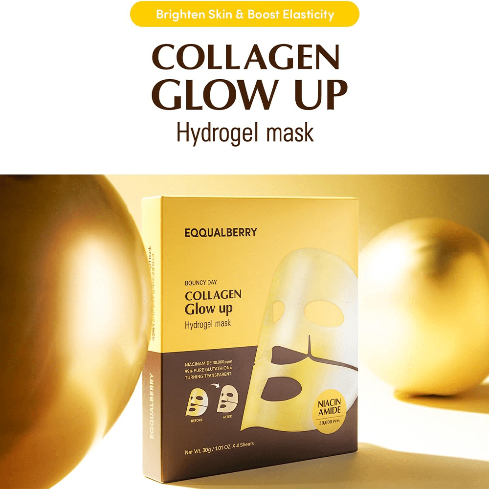 Eqqualberry Collagen Glow Up Mask with Niacinamide & Low Molecular Collagen 120ml
