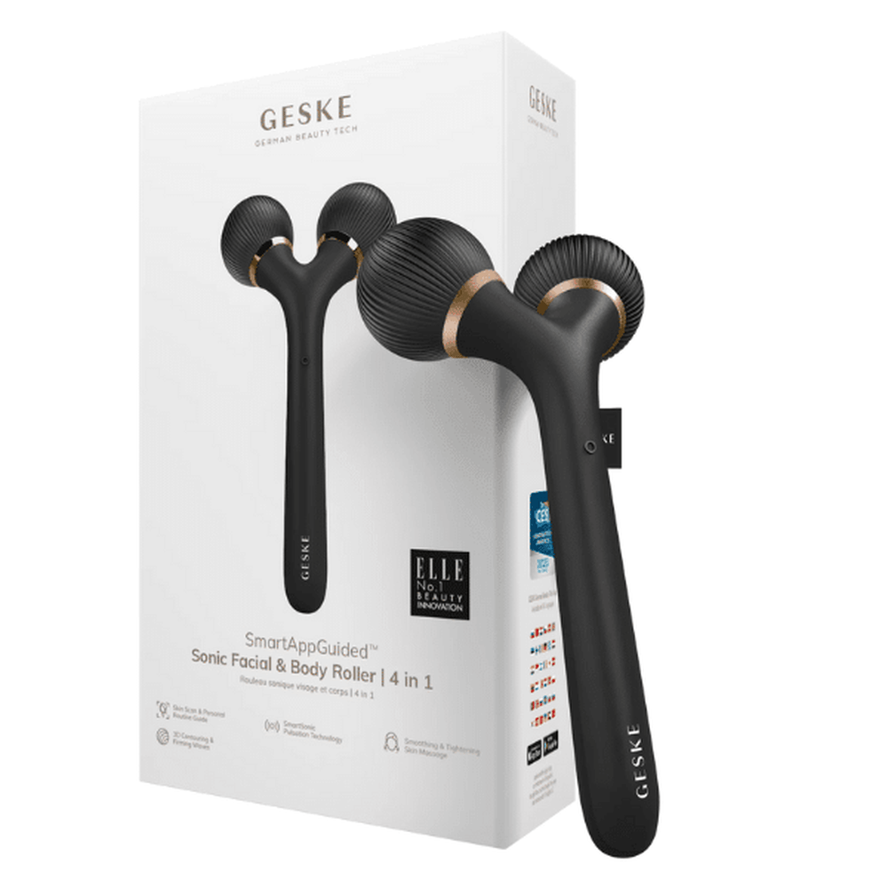 Geske Sonic Facial & Body Roller 4 in 1 Gray