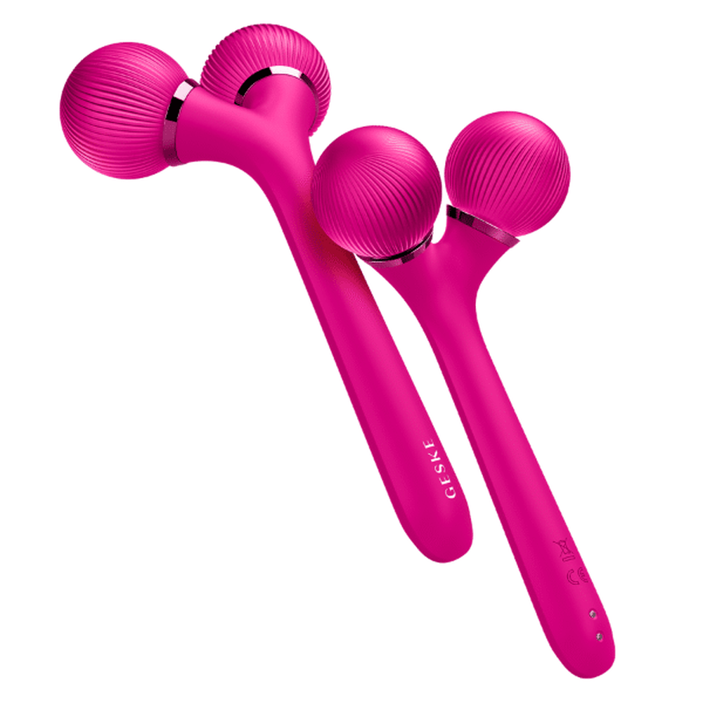 Geske Sonic Facial & Body Roller 4 in 1 Magenta
