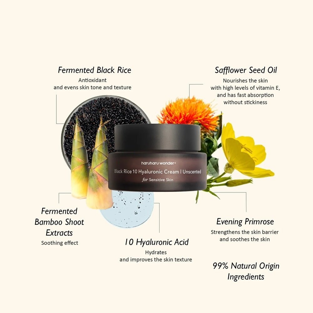 HaruHaru Wonder Black Rice 10 Hyaluronic Cream 50 ml
