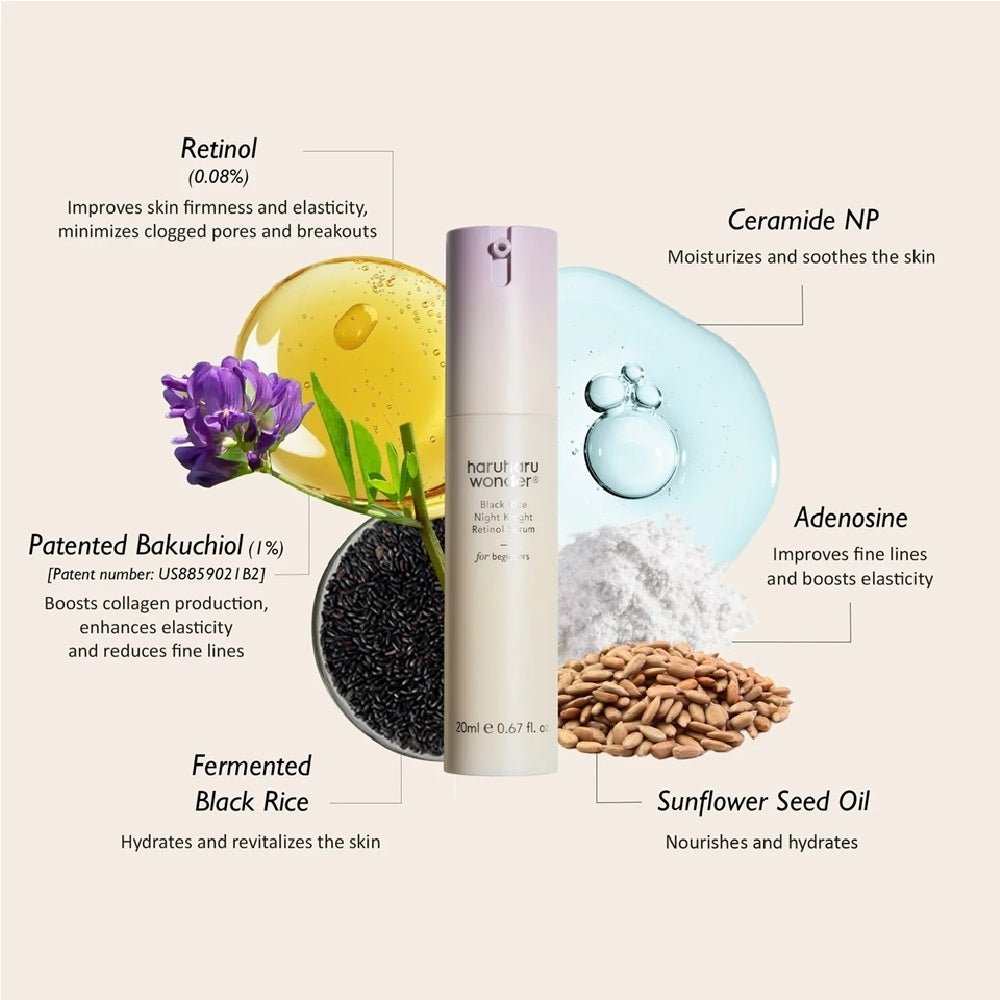 HaruHaru Wonder Black Rice Night Knight Retinol Serum 20 ml