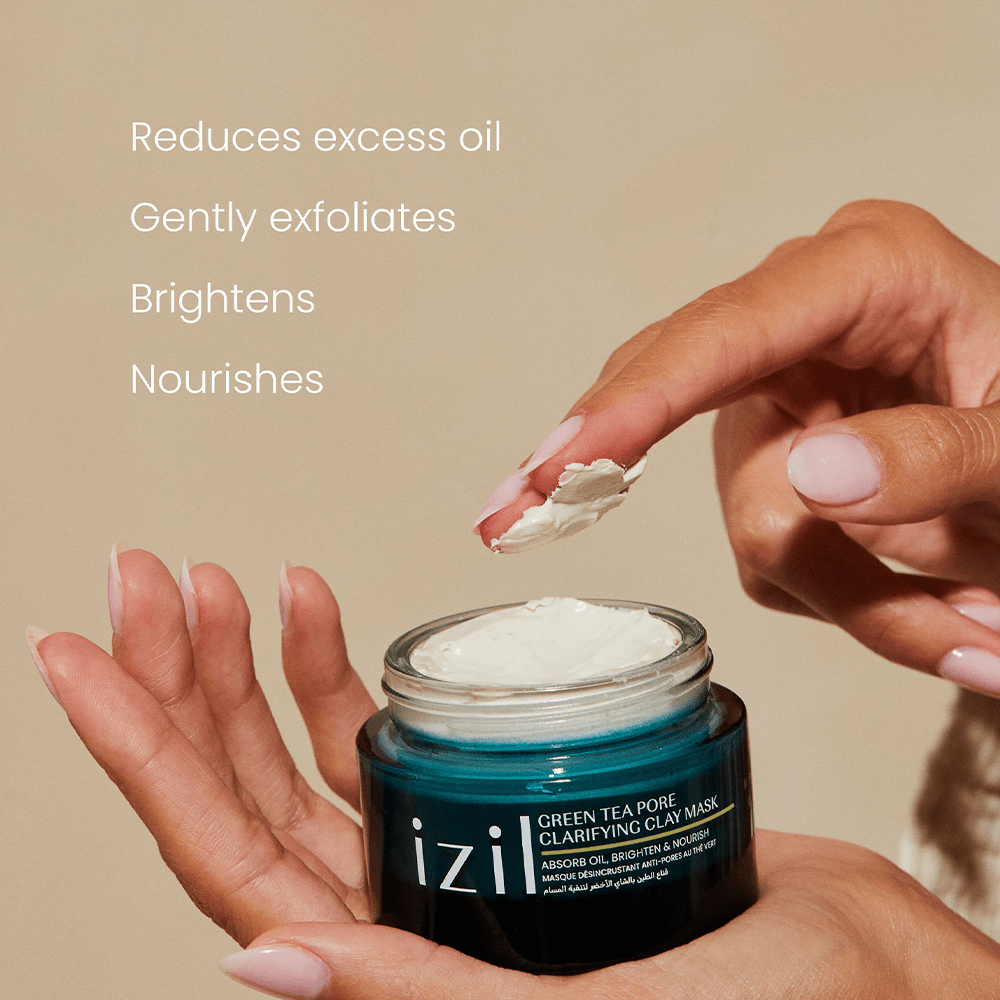 Izil Beauty Green Tea Brightening & Clarifying Trio