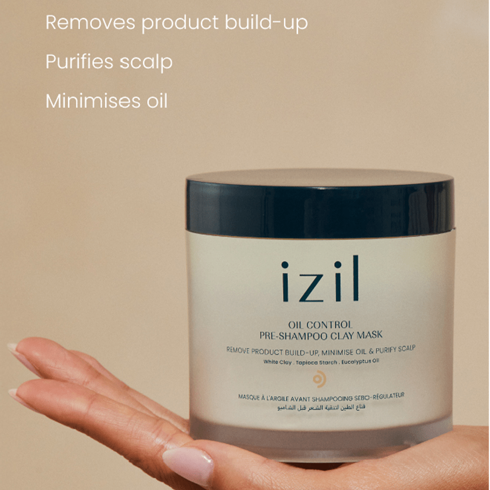 Izil Beauty Oil Control Pre-Shampoo Clay Mask 260g