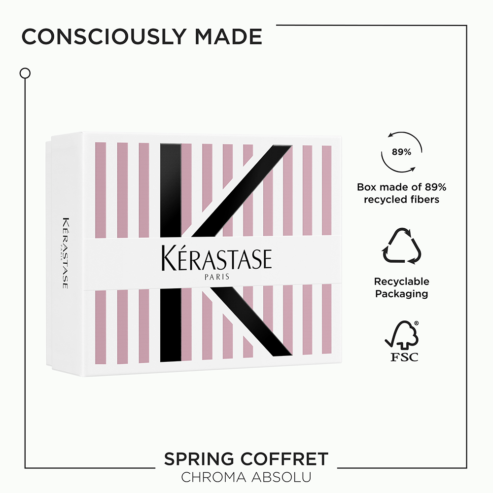 Kerastase Chroma Absolu Fortifying Duo to neutralize Brassy Highlighted Hair
