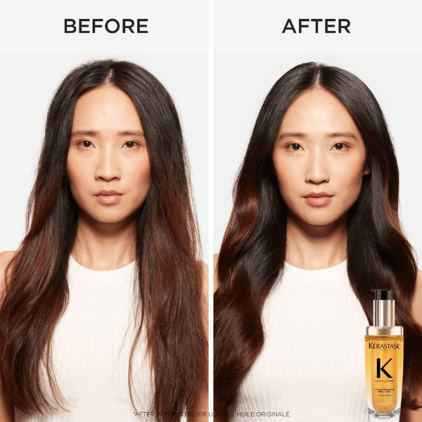 Kerastase Elixir Ultime Original Refillable Hair Oil & Refill 75ml Set