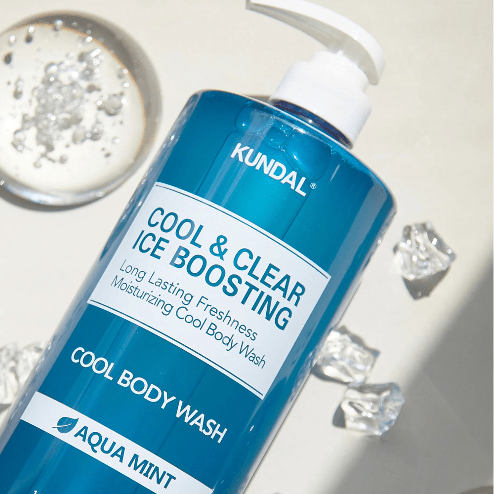 Kundal Cool & Clear Ice Boosting Body Wash Aqua Mint 500 ml
