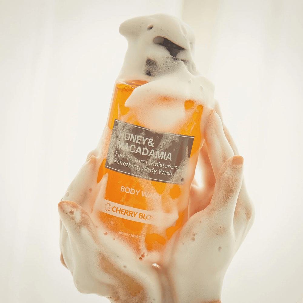 Kundal Honey & Macadamia Body Wash Cherry Blossom 500 ml