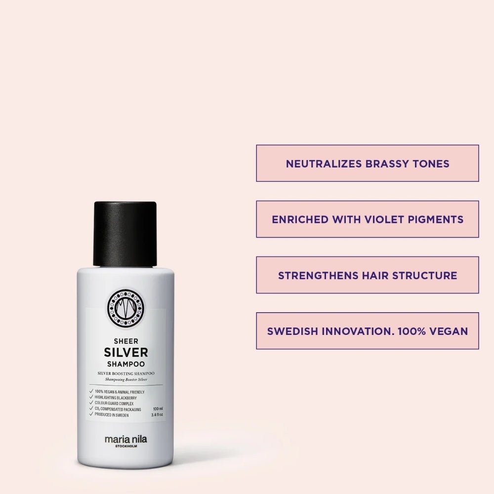 Maria Nila Sheer Silver Travel Size Shampoo 100ml