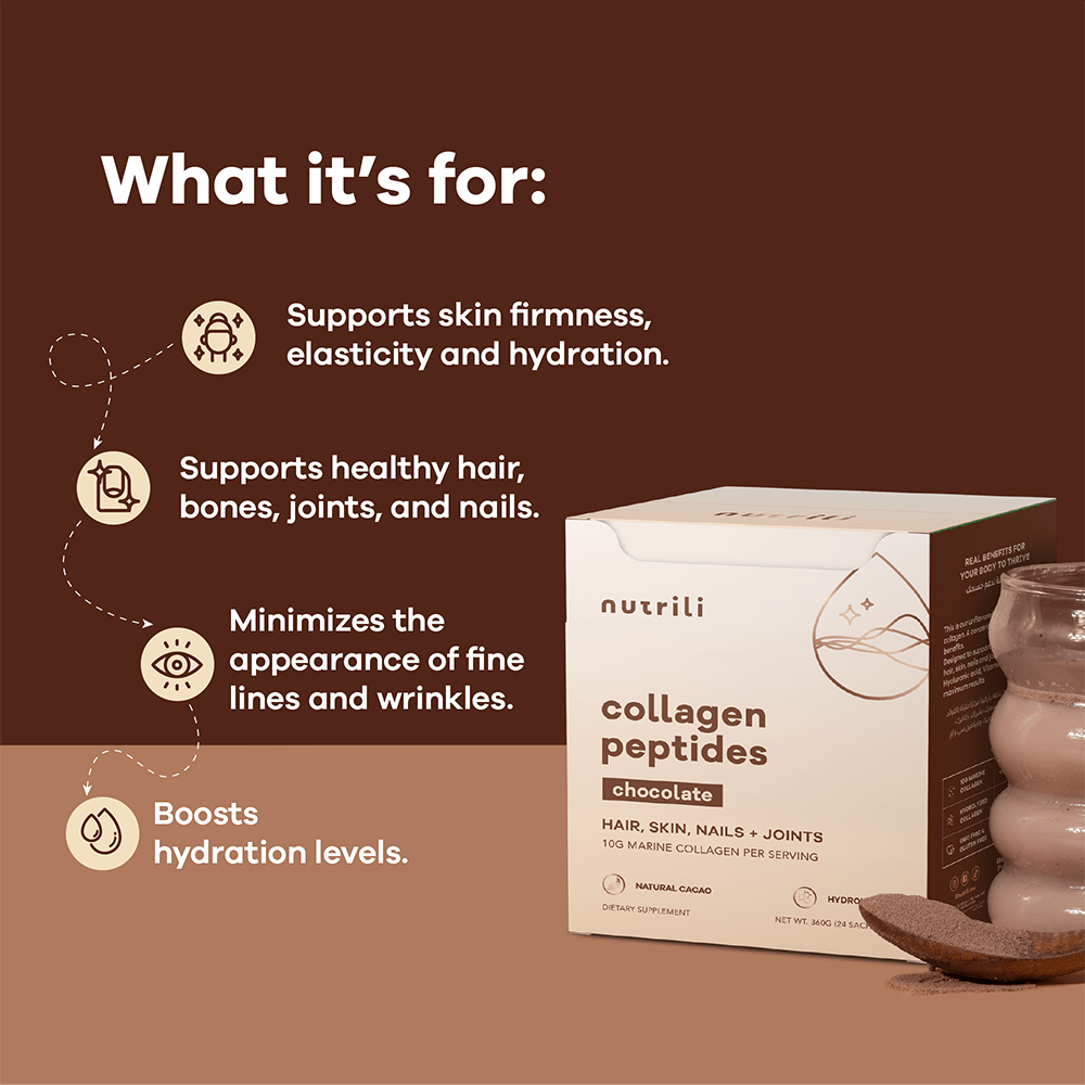 Nutrili Marine Collagen Peptides 15 servings Chocolate