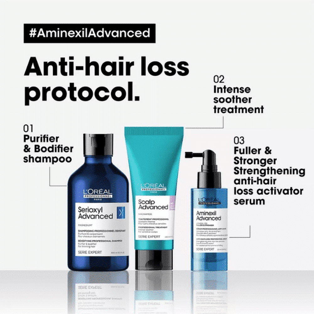 Serie Expert Aminexil Advanced Strengthening Anti-hair Loss Activator Serum 90ml
