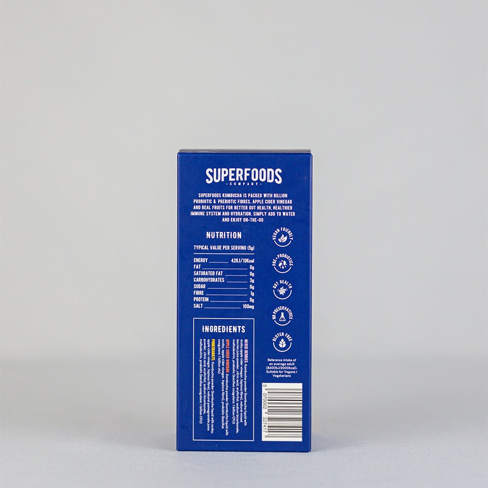 Super Foods Instant Kombucha Variety Pack Sachets 40g (8x5g)