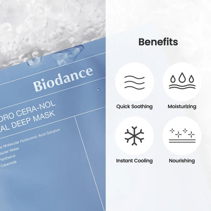 Biodance Hydro Cera-Nol Real Deep Mask (34g*4)