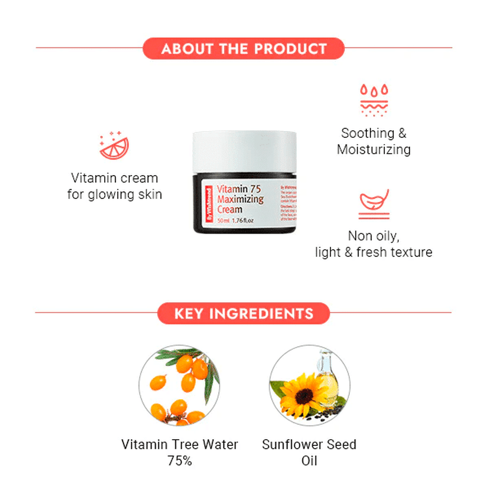 By Wishtrend Vitamin 75 Maximizing Cream 50g
