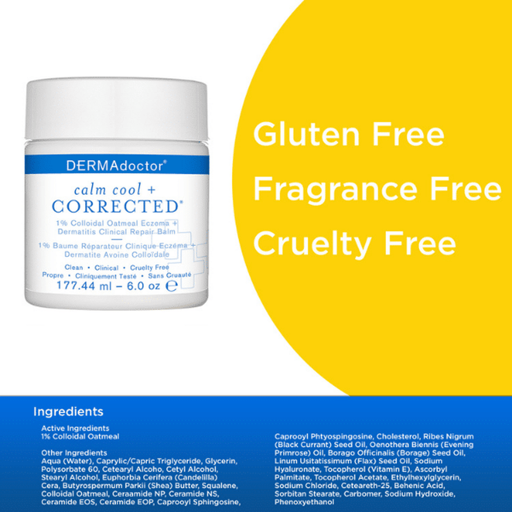 DERMAdoctor Calm Cool &amp; Corrected Hydra Repair Face and Body Cream for Eczema, Dermatitis &amp; Irritated Skin 177ml
