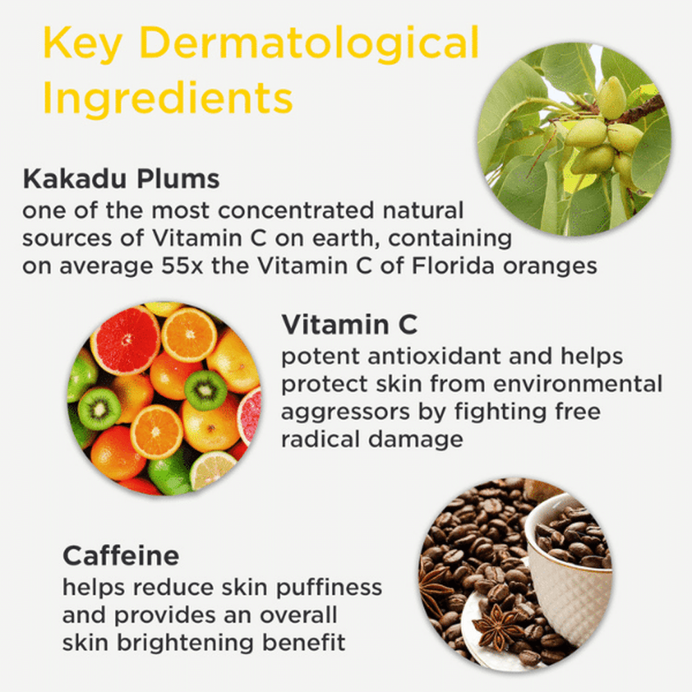 DERMAdoctor Kakadu C Vitamin C &amp; Caffeine Eye Cream 15ml