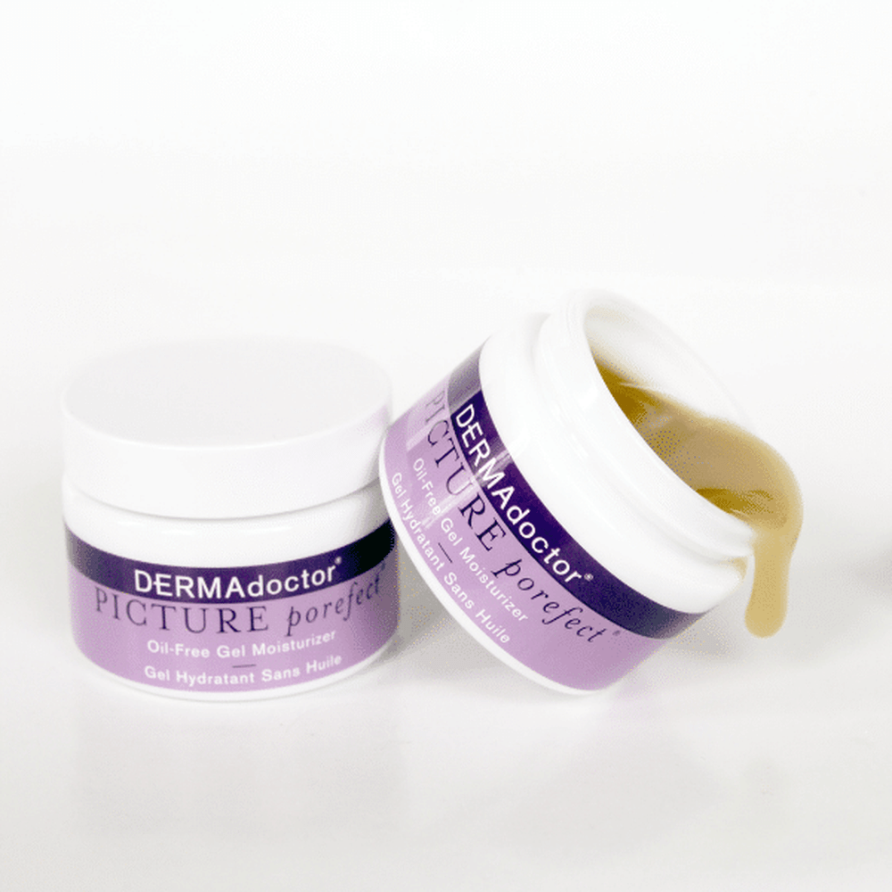 DERMAdoctor Picture Porefect Oil Free Facial Moisturizer, Pore Minimizer with Zinc &amp; Copper Peptides for Acne-Prone &amp; Oily Skin 50ml