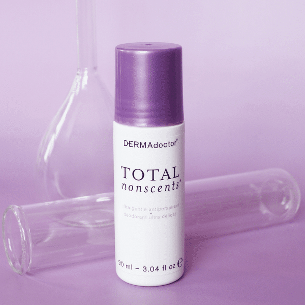 DERMAdoctor Total NonScents Antiperspirant for Sensitive Skin, Hyperhidrosis &amp; Odor Protection 90ml