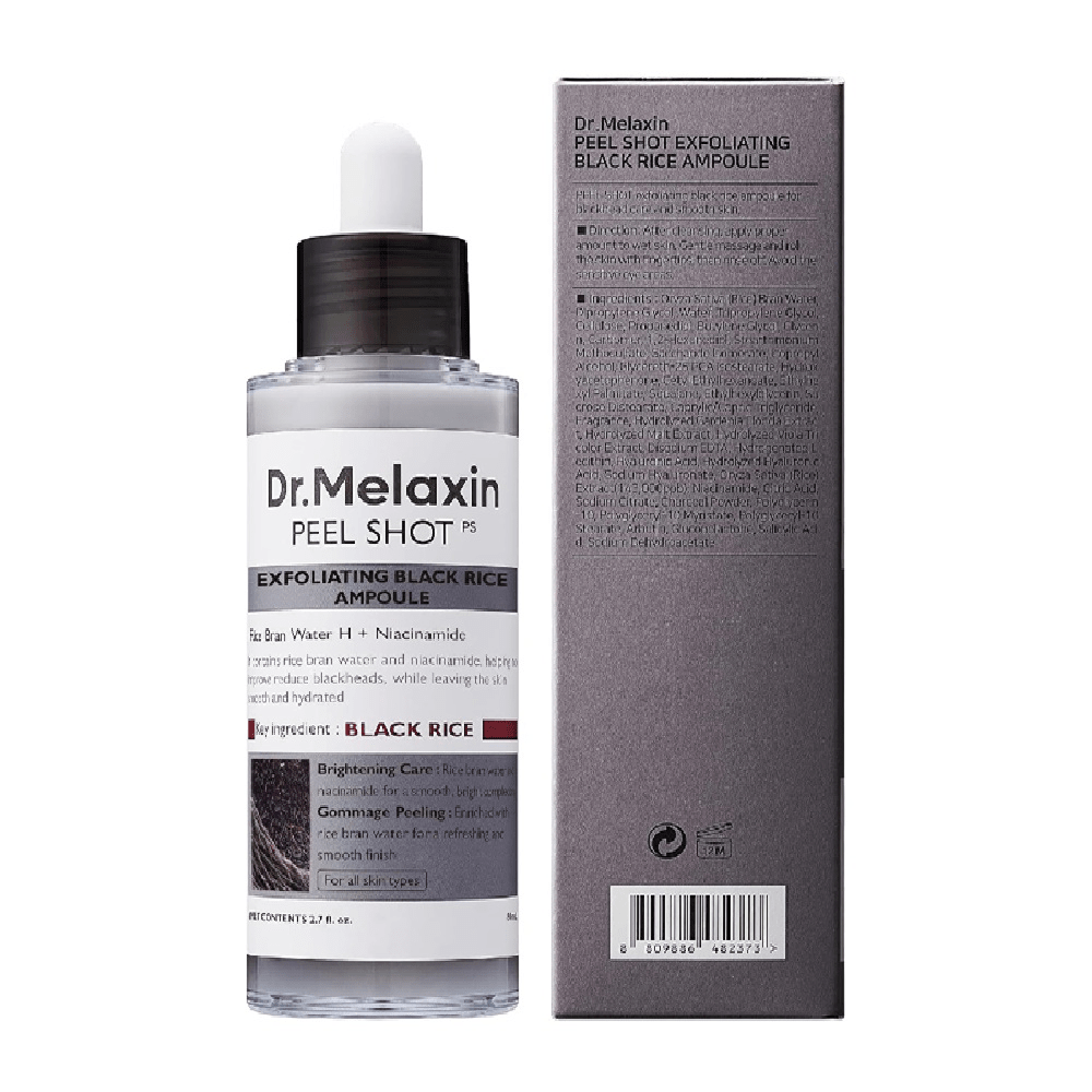 Dr. Melaxin Peel Shot Exfoliating Black Rice Ampoule 80ml