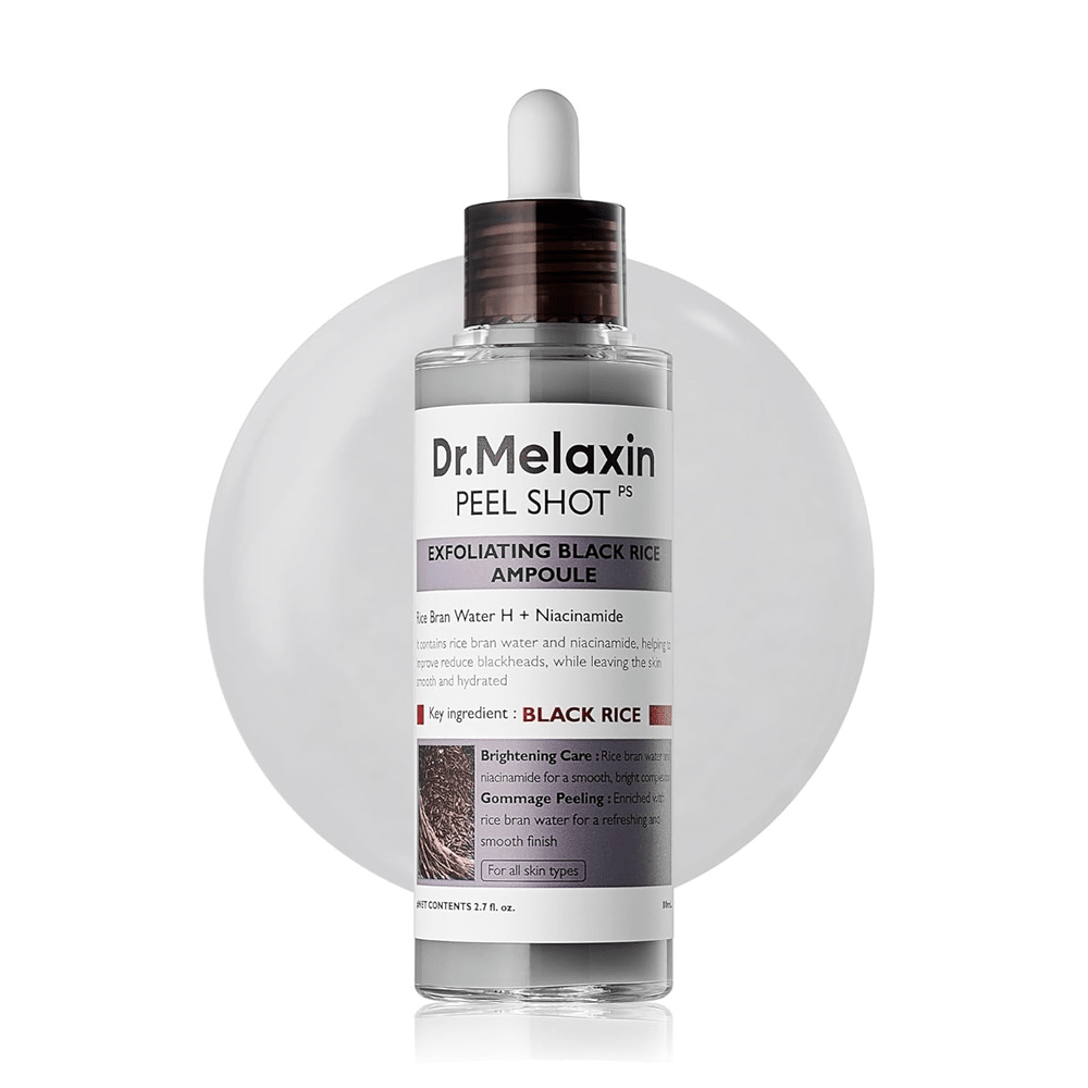 Dr. Melaxin Peel Shot Exfoliating Black Rice Ampoule 80ml