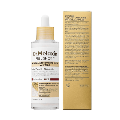 Dr. Melaxin Peel Shot Exfoliating White Rice Ampoule 80ml