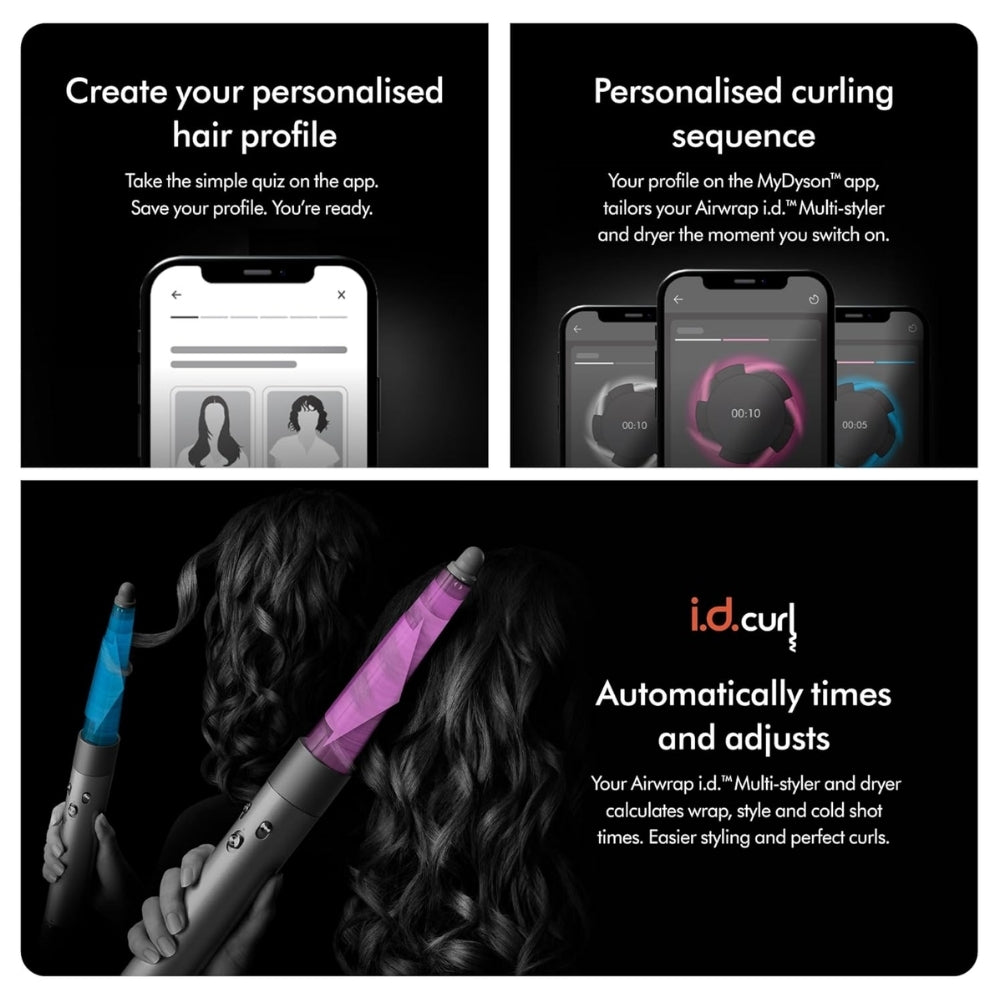 Dyson Airwrap i.d. multi-styler and dryer Curly + Coily (Vinca blue/Topaz)