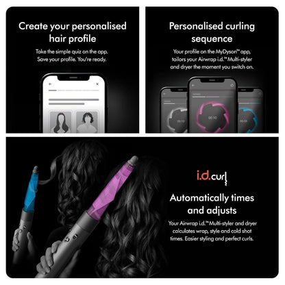 Dyson Airwrap i.d. multi-styler and dryer Curly + Coily (Vinca blue/Topaz)