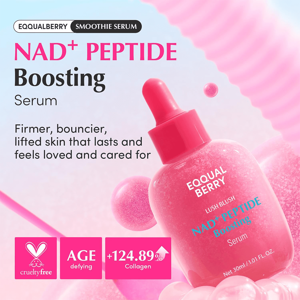 Eqqualberry  NAD+ Peptide Boosting Smoothie Serum 30ml