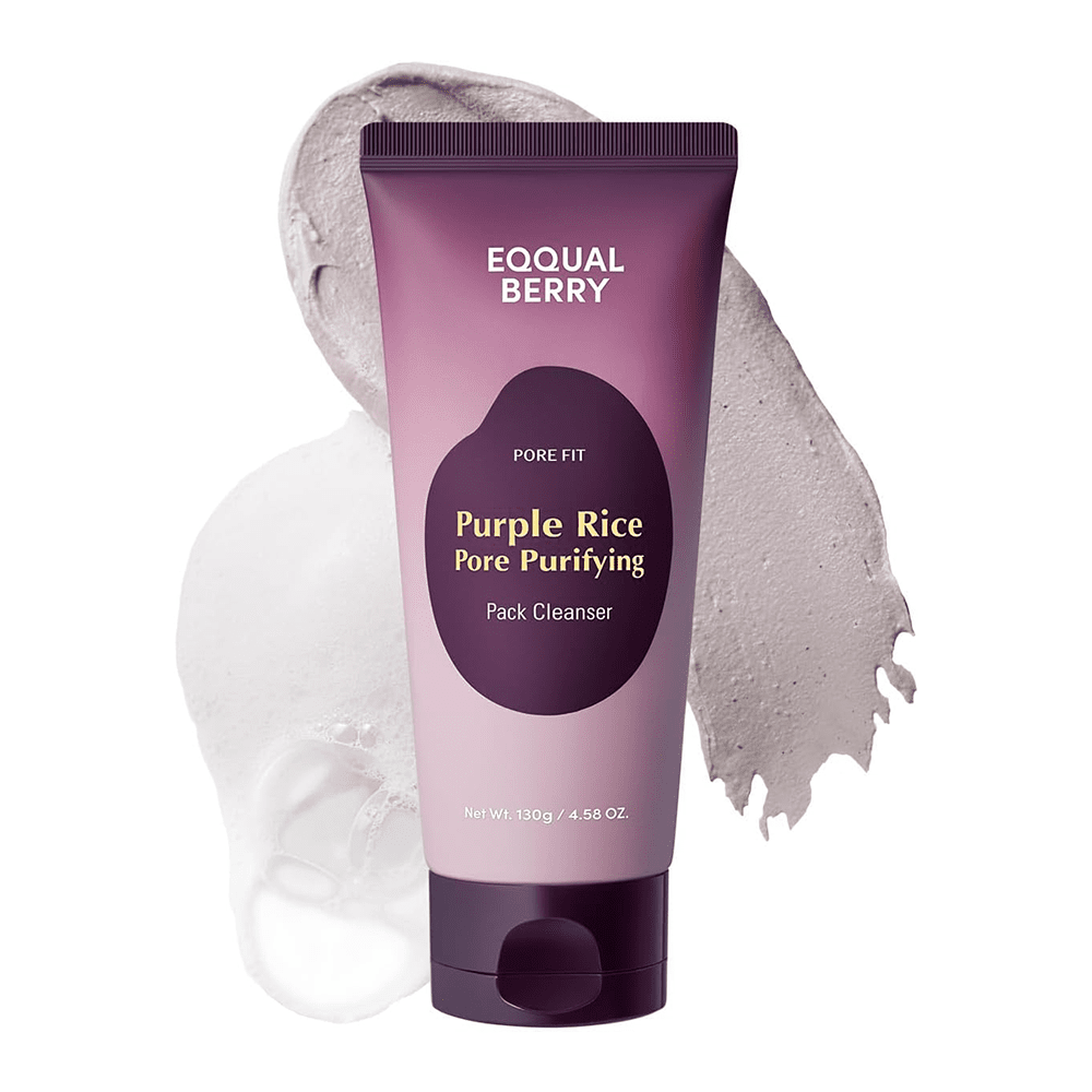 Eqqualberry Purple PDRN Pore Purifying Pack Cleanser 130g