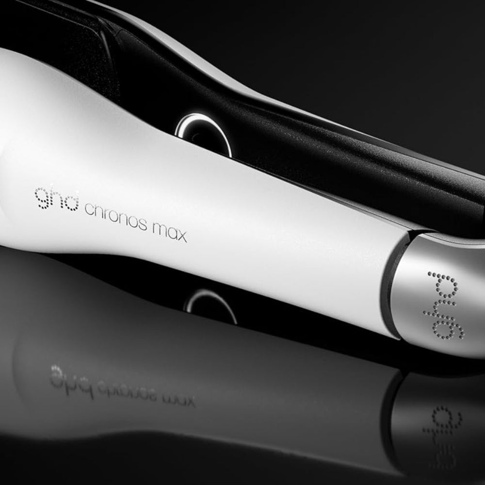ghd Chronos Max Styler Core Flat Iron Hair Straightener - White