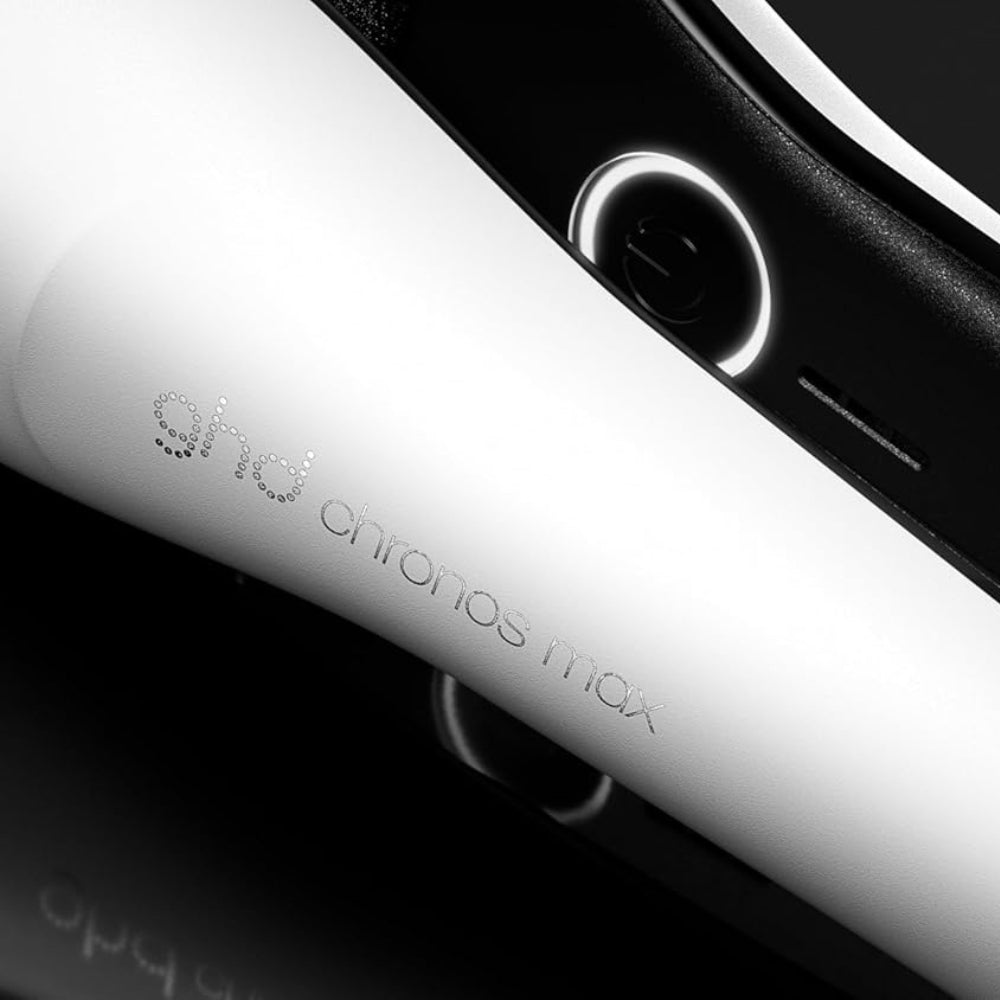 ghd Chronos Max Styler Core Flat Iron Hair Straightener - White