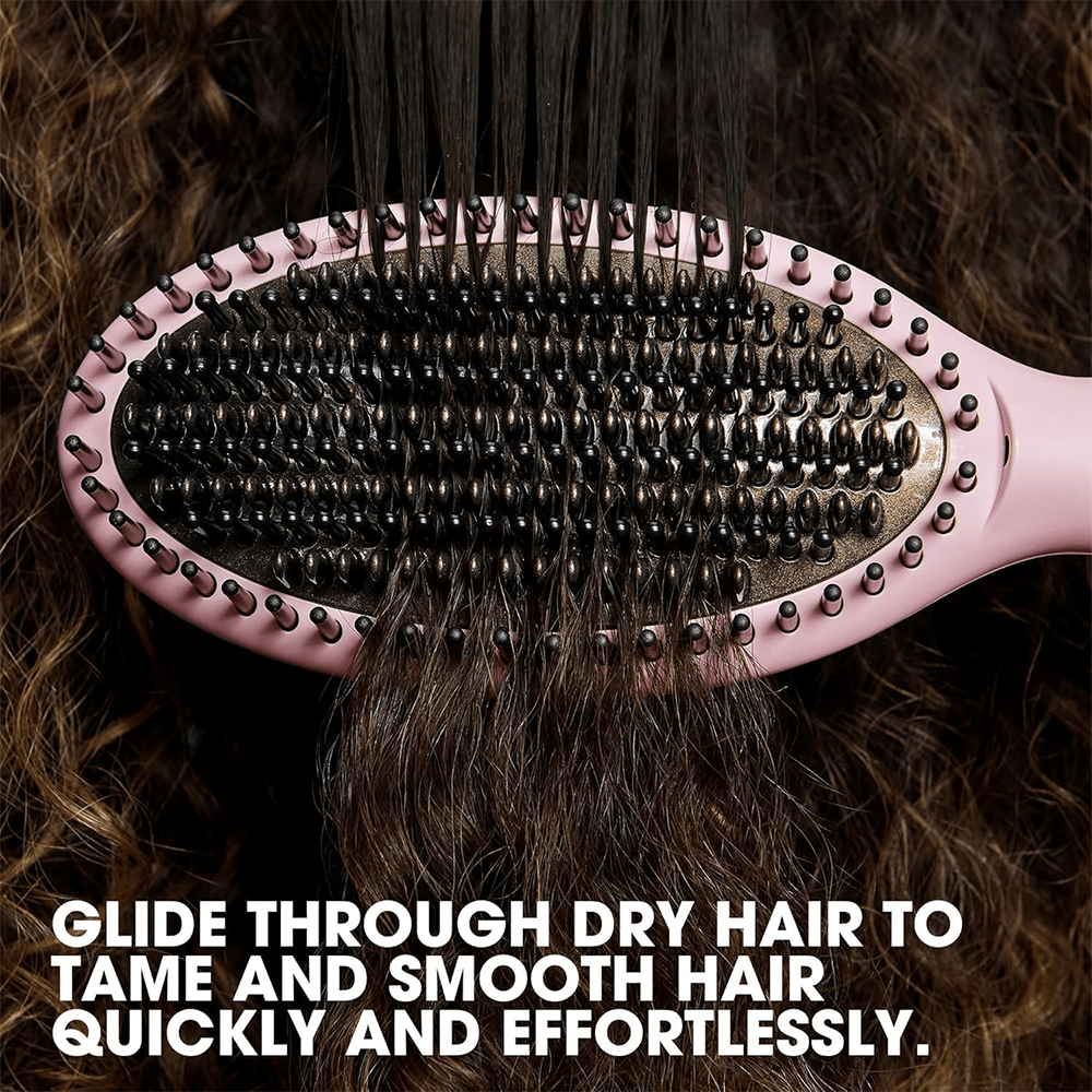ghd Glide Hot Brush Pink Collection Professional Smoothing &amp; Detangling Hot Brush