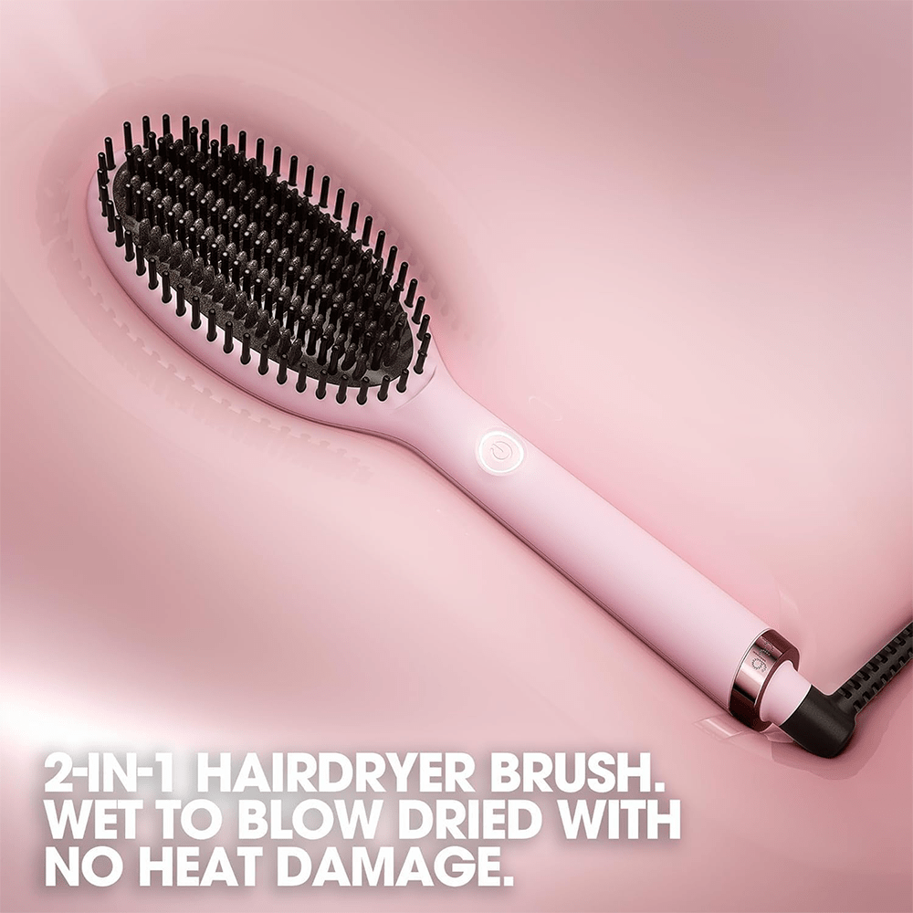 ghd Glide Hot Brush Pink Collection Professional Smoothing &amp; Detangling Hot Brush