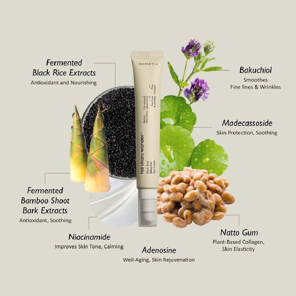 HaruHaru Wonder Black Rice Bakuchiol Eye Cream 20 ml