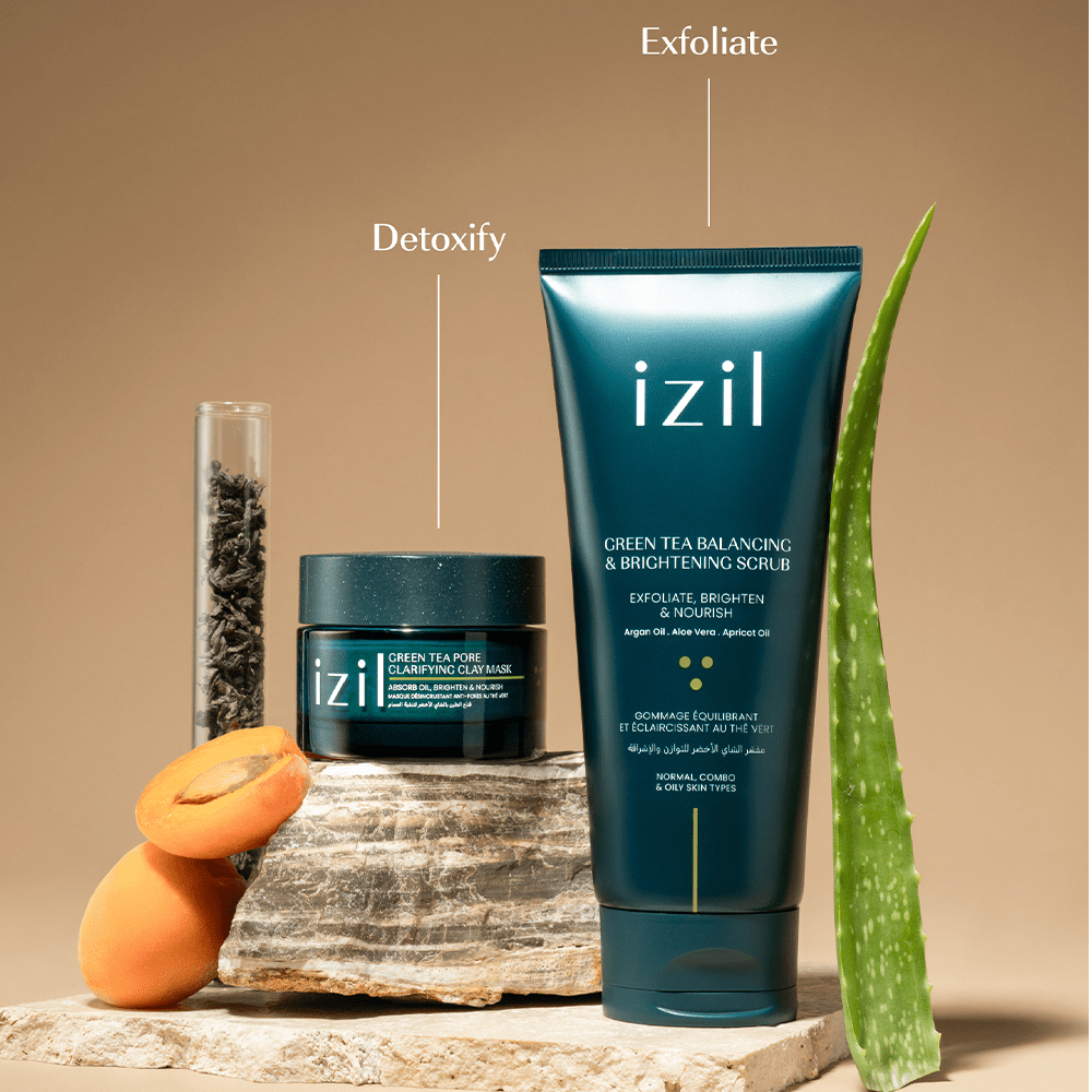 Izil Beauty Green Tea Oil-Control Duo