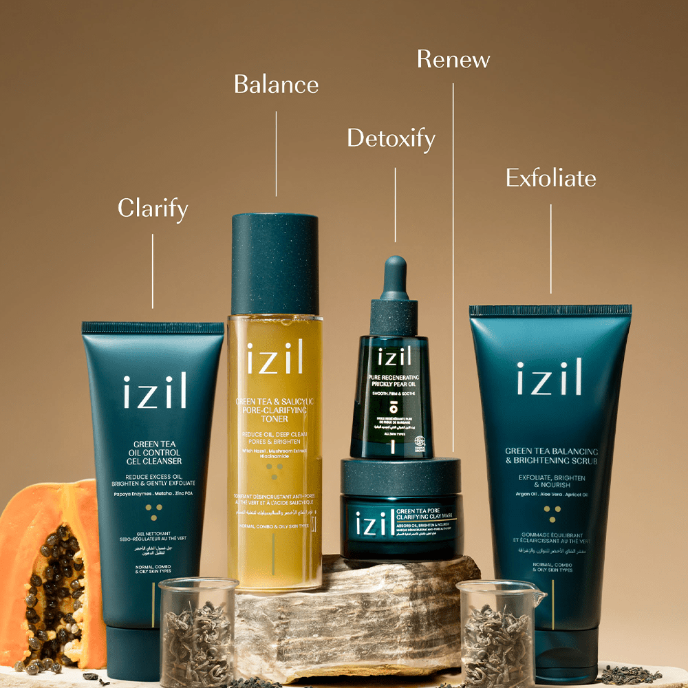 Izil Beauty Green Tea Pore-Refining &amp; Brightening Ritual