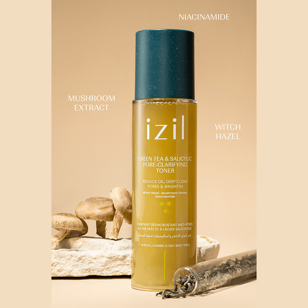 Izil Beauty Green Tea &amp; Salicylic Pore-Clarifying Toner 190ml