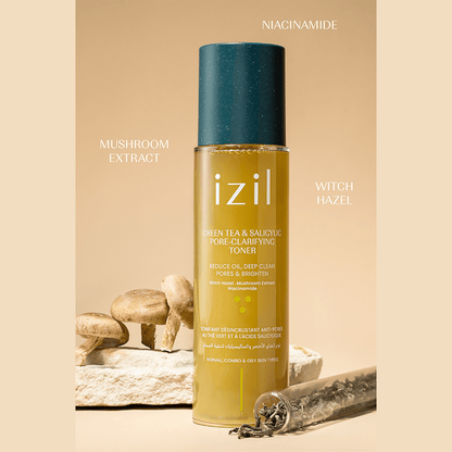 Izil Beauty Green Tea &amp; Salicylic Pore-Clarifying Toner 190ml