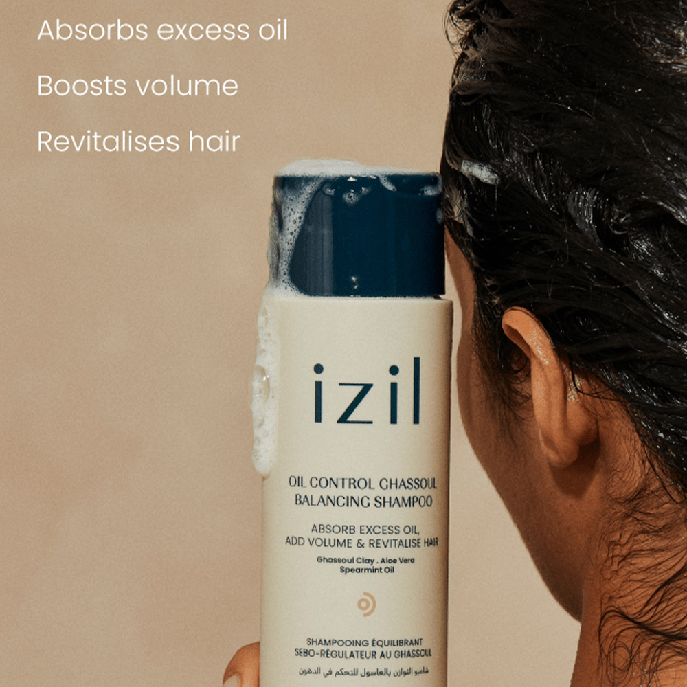 Izil Beauty Oil Control Ghassoul Balancing Shampoo 250ml