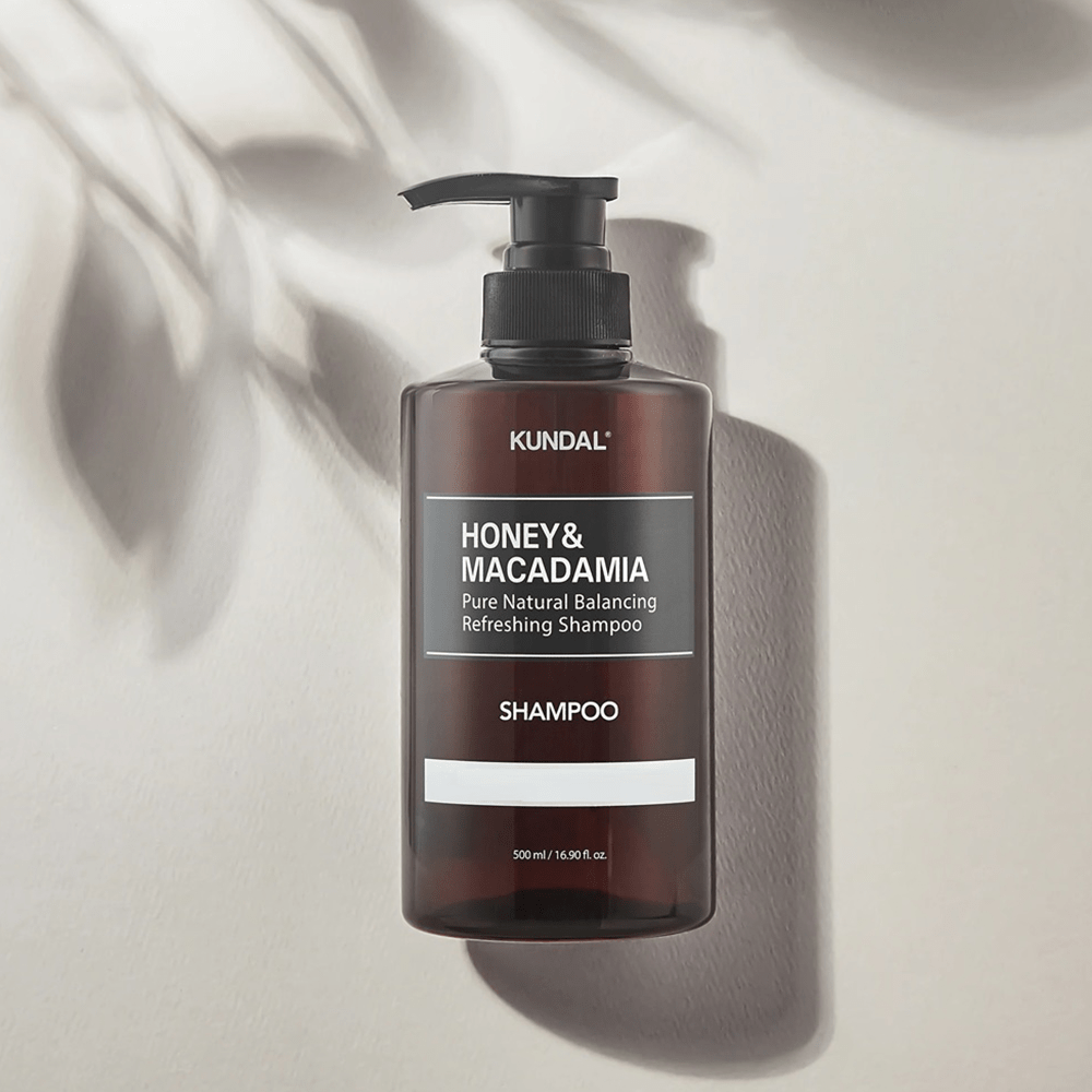 Kundal Honey &amp; Macadamia Pure Natural Balancing Refreshing Shampoo Amber Vanilla 500 ml