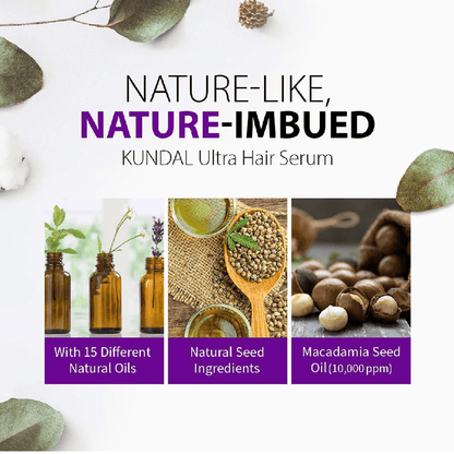 Kundal Macadamia Damage Care Solution Premium Hair Essential Oil Ultra Serum Fuzzy Navel 100 ml