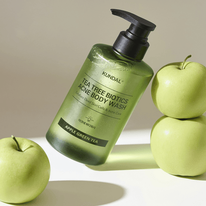 Kundal Tea Tree Biotics Acne Body Wash Apple Green Tea 500 ml