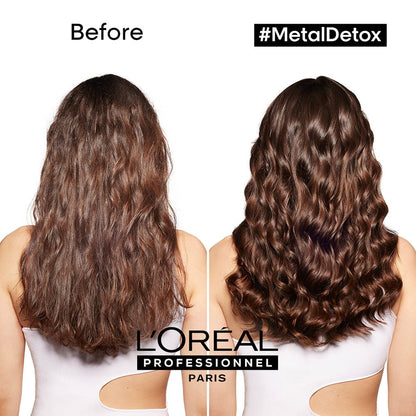 LOreal  Professionnel Metal Detox Sulfate Free Shampoo with Glicoamine &amp; Ionene for Hair Breakage 500 ml