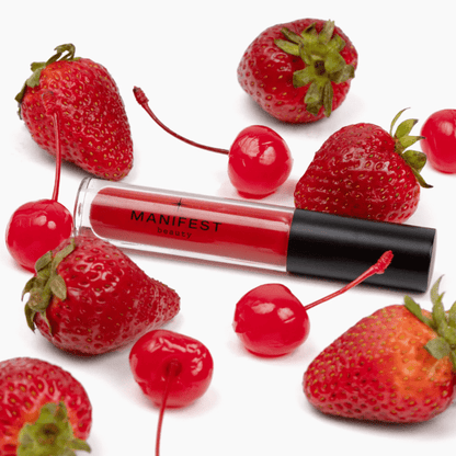 Manifest Beauty Big Pout Energy Lip Plumping Oil - Scarlett Flame