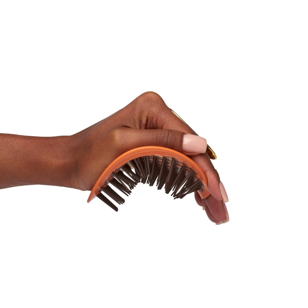 Manta Hair Brush Kinks, Coils &amp; Curls Orange / Gold