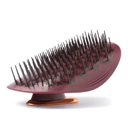 Manta Hair Brush Original Burgundy / Rose Gold