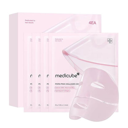 Medicube PDRN Pink Collagen Gel Mask 4Pc