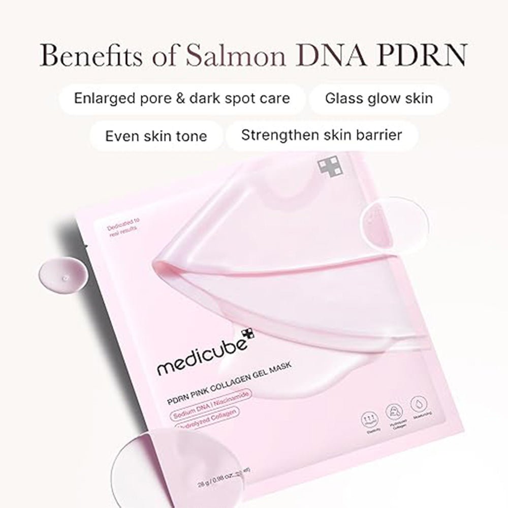 Medicube PDRN Pink Collagen Gel Mask 4Pc