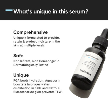 Minimalist 2% Hyaluronic Acid Daily Hydrating Face Serum 30 ml